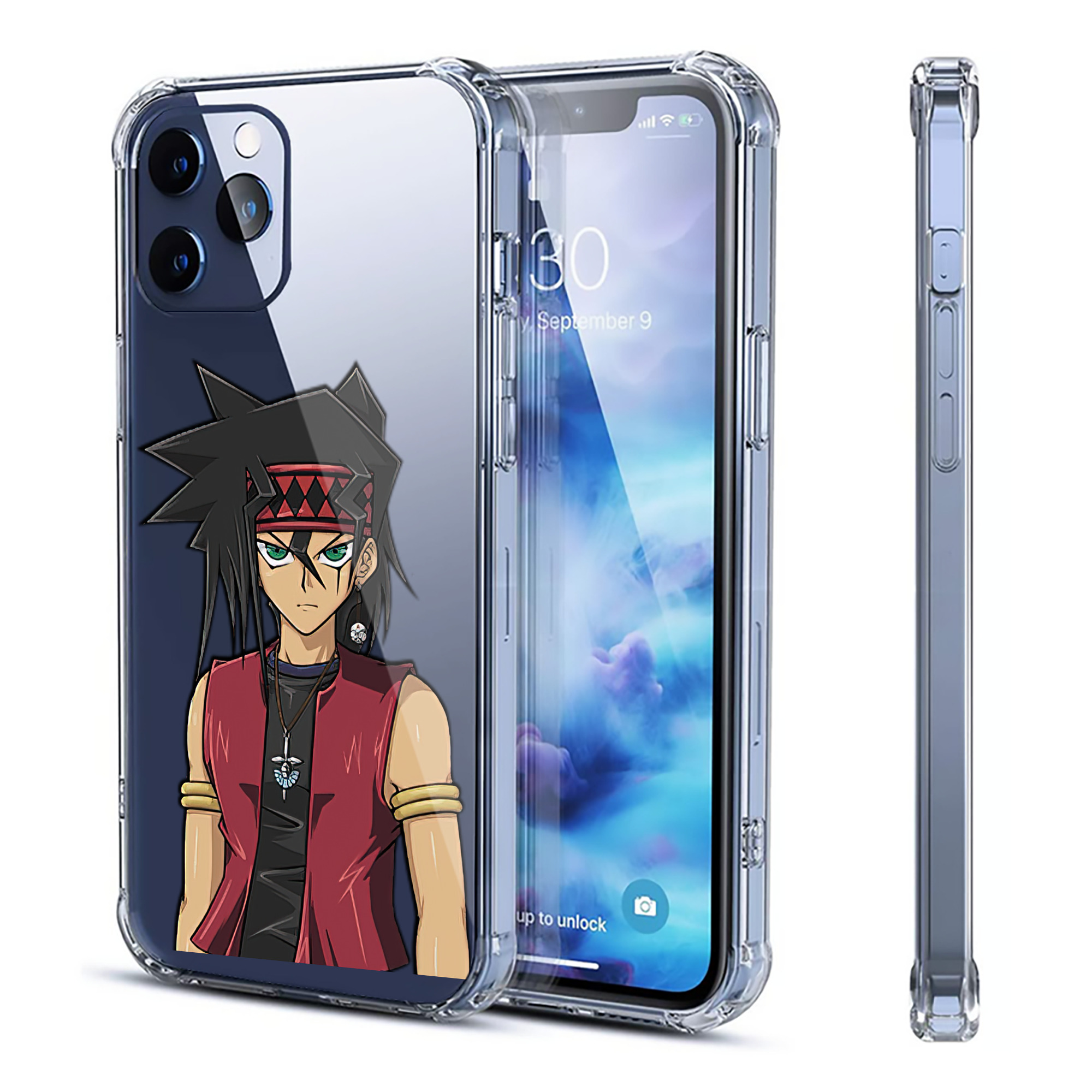 （画像用） 遊☆戯☆王 Yu-Gi-Oh! 【iPhone 12シリーズ対応】透明スマホケース（クリアソフトケース）